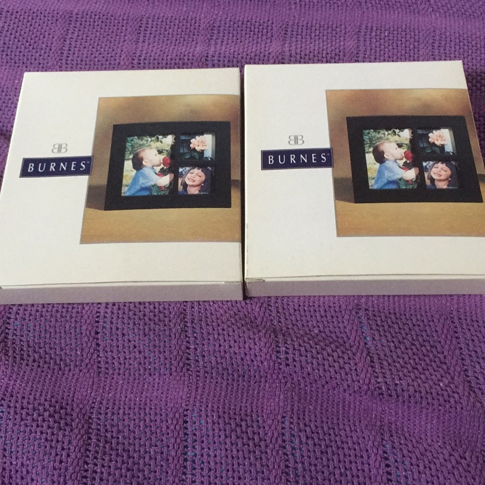 Burnes (Bundle of 2) ‘3 Picture Black Collage’ Picture Frames New in Box